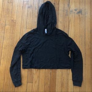 AMERICAN APPAREL CROPPED HOODIE